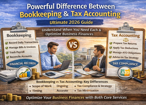 Difference Between Bookkeeping and Tax Accounting